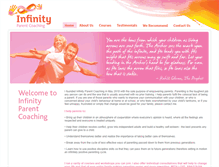 Tablet Screenshot of infinityparentcoaching.com